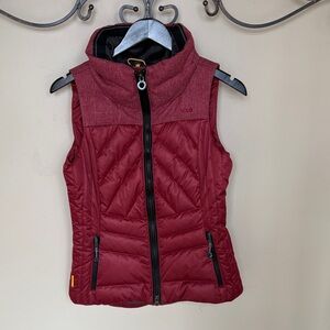 LOLE Burgundy Puffer Vest